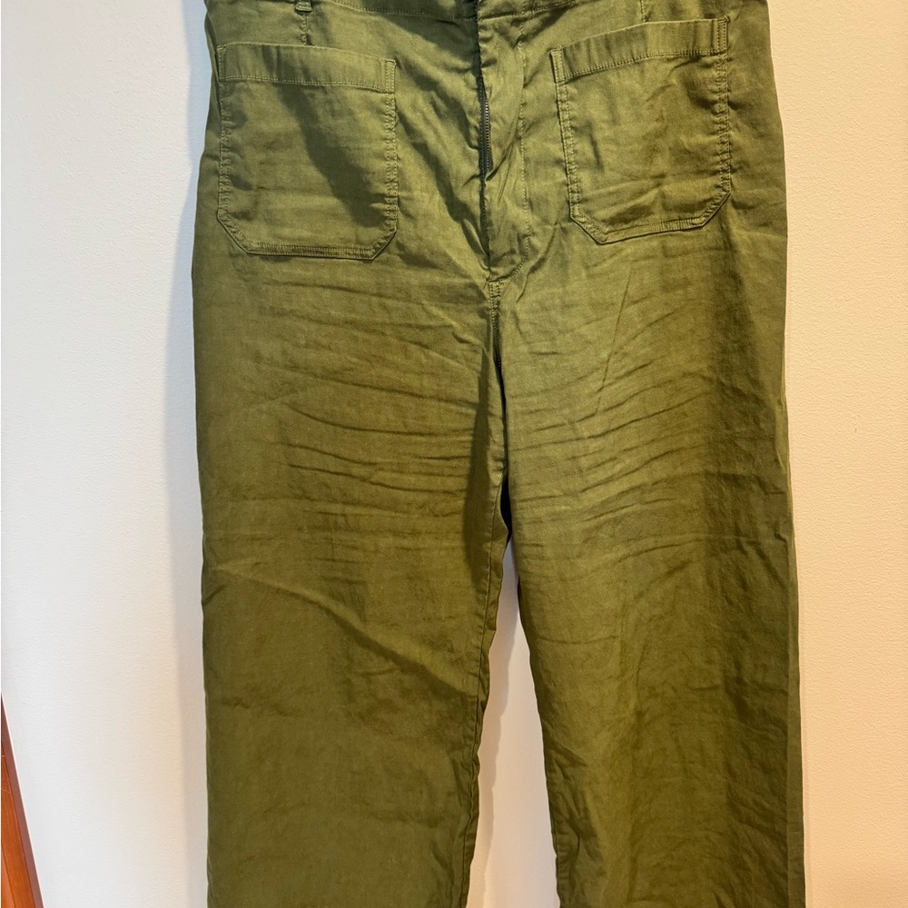 Anthropologie Collette Pants in army green